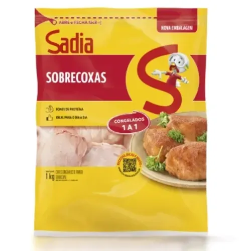 Sobrecoxa De Frango Sadia 1kg